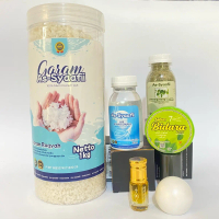 Garam Ruqyah As-Syaafii 1KG ( Bonus sabun bidara, air karomah, bubuk bidara, minyak kasturi ) Laut