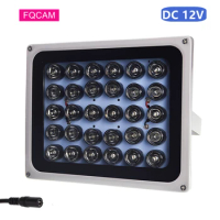 DC 12V 30Pieces Array Infrared IR Infrared Illuminator Lamp CCTV System Waterproof Leds Lights Outdoor for Security Cameras
