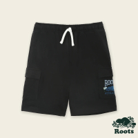 【Roots】Roots 大童- RBA ANIMAL棉短褲(黑色)