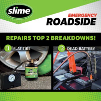 Slime Emergency Roadside Kit with Tire Inflator, Jumper Cables and Tire Sealant