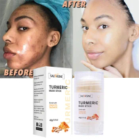 Turmeric Mask Stick Face Clean Mask Smear Acne Deep Cleansing Blackhead Acne Shrink Pores Cleaner for Face Purifying Clay 40g