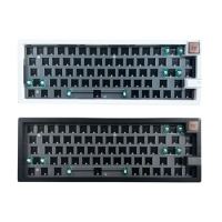Mechanical Keyboard RGB Backlits Keyboard Bluetooth-compatible/2.4Ghz/Type C