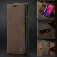 CaseMe Case For Redmi Note 9 Pro Ultra Thin Retro Leather Wallet Book Case For Redmi K20 K20Pro Note 9s Case