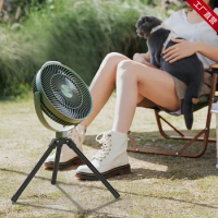 Edon Outdoor Camping Fan Portable Charging Fan Vertical Night Lamp Mosquito Repellent Floor Fan E708
