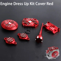 Red Engine Dress Up Kit Cover Red For Lifan Zongshen YX 110cc 125cc 140cc Pit Dirt Bike ATV Quad Motocross Motorcycle