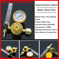 G5/8" 0-25Mpa Argon Flow Meter Gas Regulator Flowmeter Welding Weld Gauge Argon Regulator Pressure Reducer