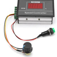 DC 6-60V 12V 24V 36V 48V 30A PWM DC Motor Speed Controller Regulator Motor Speed Controller with Start Stop Switch