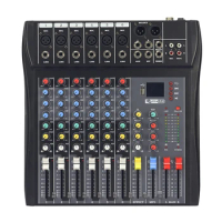 Professional 6 channel audio mixer controller Home Music Karaoke KTV usb console interface dj audio mixer