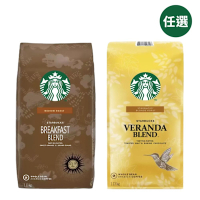 【星巴克STARBUCKS】早餐綜合咖啡豆/黃金烘焙綜合咖啡豆(1.13公斤) 任選均一價