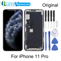 Original OLED Material LCD Screen and Digitizer Full Assembly for iPhone 11 Pro / for iPhone 11 Pro Max