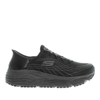 Skechers Max Cushioning Elite Sr [108172WBLK] 女 工作鞋 寬楦 瞬穿 黑