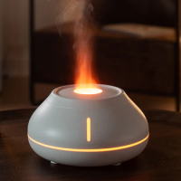 Aroma Diffuser Air 7 Color Led Essential Oil Fire Flame Lamp Humidifier Ultrasonic Mist Maker Fogger Aroma Fragrance Diffuser