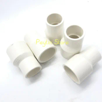 5Pcs Inside Diameter 25x20mm/32x20mm~63x50mm PVC White Eccentric Reducing Reducer Direct Straight Connector Water Pipe Adapter
