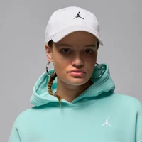 NIKE Unisex Basketball Jordan Club Unstructured Curved-Bill Hat Topi Pria / Wanita [HQ1963-100] S/M 