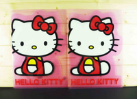 【震撼精品百貨】Hello Kitty 凱蒂貓 2入文件夾 粉側坐 震撼日式精品百貨