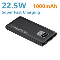 Power Bank 10000mAh External Large Battery Capacity PD 22.5W Fast Charging Portable Charger Powerbank For iPhone Xiaomi