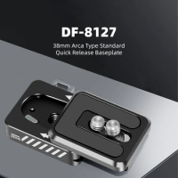 DF-8127 38mm Arca Type Standard Quick Release Baseplate