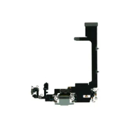 for Apple iPhone 11 Pro AA Quality White/Black/Brown/Green Color Charging Port Dock Connector Flex Cable With Microphone(No IC)