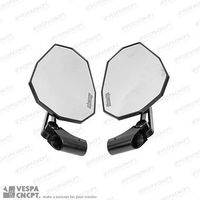 Spion Race Boy H2C V5 Black Vespa Sprint Primavera Lx S Lxv Gts Yamaha Honda Universal Spion Only