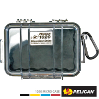 美國 PELICAN 1020 Micro Case 微型防水氣密箱-透明(黑)