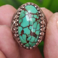 PIRUS MESIR LAWASAN SIMPANAN MOTIF BAGUS  WARNA HIJAU RING SILVER