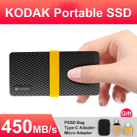 New KODAK Portable SSD hard drive HD externo usb3.1 external SSD 256GB 512GB 1TB 2TB for laptops smartphone PC TV PS4 ps5 gift