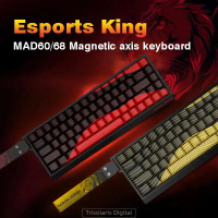 MADLIONS MAD60/68 Papan Kekunci Gaming eSports HE Suis Magnetik, Rapid Trigger, Adjustable Actuation