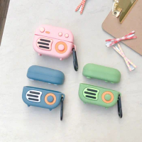 3D Earphone Case for Huawei Freebuds Pro Silicone Cute Cartoon Radio Cover for Huawei Freebuds Pro Cases with Keychain