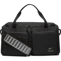 【NIKE 耐吉】UTILITY S POWER DUFF 健身包 手提袋 行李袋 大容量 運動 籃球 氣墊背帶 黑(CK2795-010 ∞)