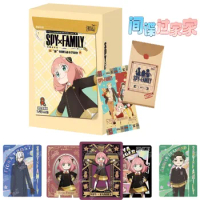 SPY×FAMILY Collection Card For Children Superpower Family Comedy Anime Anya Forger Damian Desmond Limited Game Card Kids Gifts