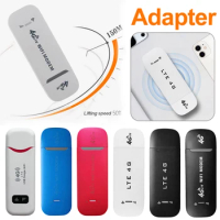 150Mbps 4G LTE USB WiFi Router Wireless Router Modem Dongle Sim Card Pocket WiFi Hotspot for Office Travel WiFi Coverage