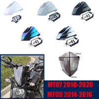 For Yamaha MT07 MT-07 2018 2019 2020 MT09 MT-09 2014 2015 2016 Motorcycle Sports Windshield Wind Screen