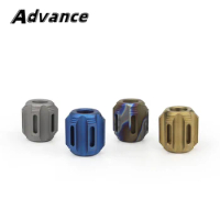 Titanium Alloy Knife Beads Paracord Solid Outdoor Zipper Pull Bead EDC Can Use Tritium Tube Paracord Bead Accessory