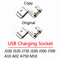 20PCS For Samsung Galaxy A10 A02 A750 M10 J330 J530 J730 J100 J500 J700 J4 J6 J8 USB Charging Port Dock Plug Connector Socket