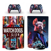 Watch Dogs 2 PS5 Standard Disc Edition Skin Sticker Decal Cover for PlayStation 5 Console &amp; Controllers PS5 Skin Sticker Vinyl