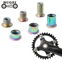 MUQZI Bike Chainring Wheel Screw Crank Single/Double/Triple Disc Bolt MTB Road Fixed Gear Cycling CNC Crankset Accessories