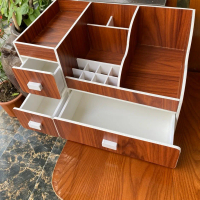 Kệ đựng mỹ phẩm max 35cm màu gỗ Kitchen , kệ đựng mỹ phẩm cá nhân, khay đựng son , tủ mini