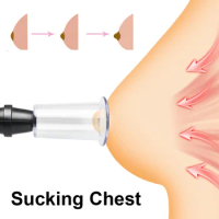 Nipple Sucker Breast Enlarger Pump Bdsm Bondage Breast Stimulator Erotic Product Pussy Clit Suction Vacuum Pump Milk Clamps