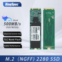 Kingspec Industrial SSD 64GB 128GB 256GB 512gb 1TB 2TB NGFF M2 SATA 3 Internal Hard Drive Disco for Desktop/Ultrabook/Laptop