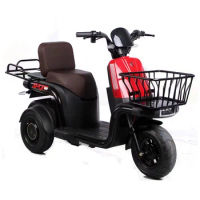 Wholesale Price 3 Wheel Electric Bike 500W 48V 300-8 Tire Cargo Electric Tricycle Motorcycle For Adults