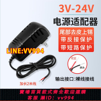 {公司貨 最低價}尾去皮上錫裸線3V5V6V7.5V9V12V15V24V1A2A3A電源適配器2米充電線