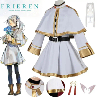 Sousou Cosplay Costume Frieren Frieren Fantasia Coat Fancy Dress Halloween Carnival Party Outfit