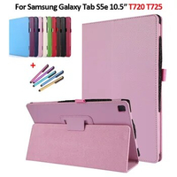 Coque For Samsung Galaxy Tab S5e Case SM T720 T725 Fold Leather Stand Flip Cover for Samsung Tab S5e Cover Funda Tablet Case