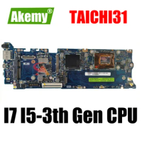TAICHI31 Laptop Motherboard i5-3th Gen i7-3th Gen CPU for ASUS TAICHI31A TAICHI31 TAICHI3 Notebook Motherboard Mainboard