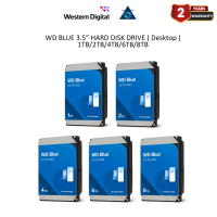Western Digital Blue 3.5'' Hard Disk Drive 1TB/2TB/4TB/6TB/8TB 5400RPM 5640RPM 7200RPM 64MB 256MB