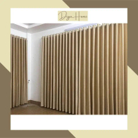 RÈM CỬA vàng kem chống nắng cực tốt 🔆, sang trọng, nhiều kích cỡ, hoạ tiết - Rèm Cửa DiGa - vàng kem