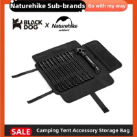 Nature-hike Blackdog Portable Tool Storage Bag Large Capacity Camping Accessories Tools Bag Outdoor Tent Peg Nails Storage Bags