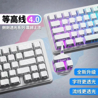 Bàn phím Đường viền 4.0 Keycap, Hoàn toàn mới, trong suốt, Chiều cao ban đầu, Tương thích với MAD60,