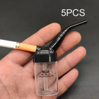 5PCS Pipe Smoke Smoking Pipe Pipas Mini Hookah Filter Water Pipe Men's Cigarette Holder Smoking Accessories Gadgets for Men Gift