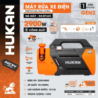 Máy rửa xe chỉnh áp HUKAN G2-LUX, 2900W-3000W, Động cơ đồng, Có ÁT CHỐNG GIẬT
